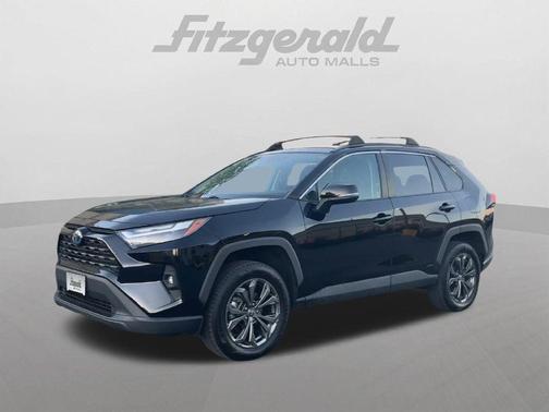 Midnight Black Metallic 2022 Toyota RAV4 Hybrid XLE Premium