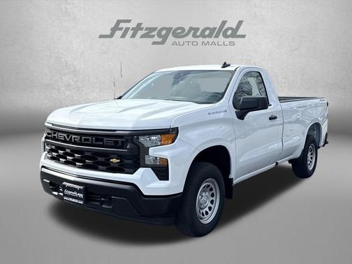 Summit White 2026 Chevrolet Silverado 1500 WT