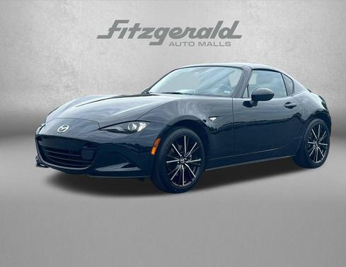Jet Black Mica 2025 Mazda MX-5 Miata RF Grand Touring