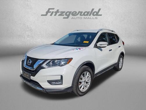 Glacier White 2017 Nissan Rogue SV