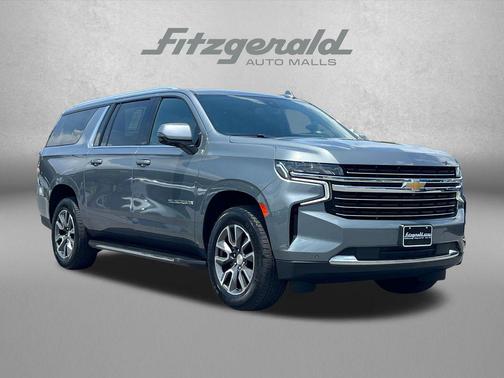 Satin Steel Metallic 2022 Chevrolet Suburban LT