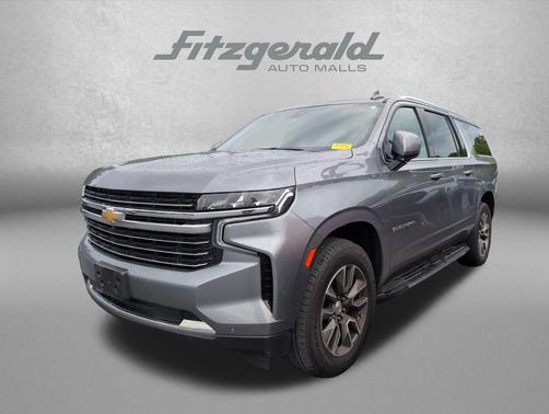 Satin Steel Metallic 2022 Chevrolet Suburban LT