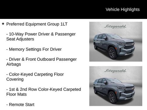 Satin Steel Metallic 2022 Chevrolet Suburban LT