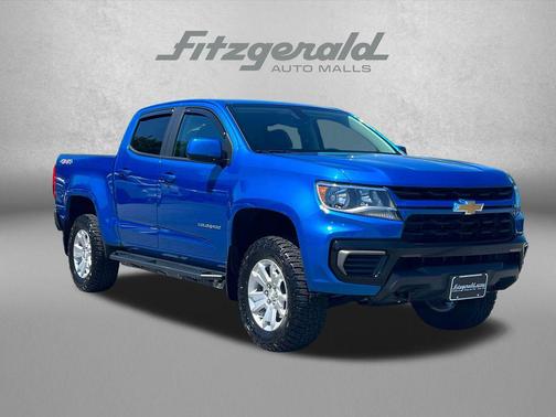 Bright Blue Metallic 2021 Chevrolet Colorado LT