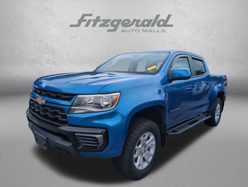 Bright Blue Metallic 2021 Chevrolet Colorado LT