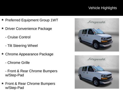Summit White 2024 Chevrolet Express 2500 Work Van