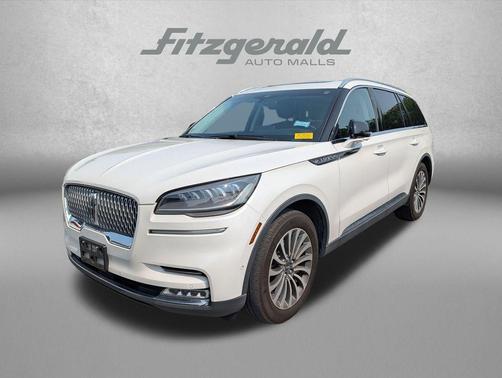Pristine White Metallic Tri-Coat 2020 Lincoln Aviator Reserve AWD