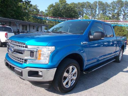 Blue 2019 Ford F-150 XLT
