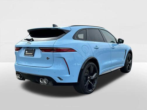 Blue 2026 Jaguar F-PACE SVR