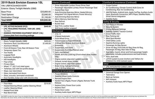 2019 Buick Envision Essence
