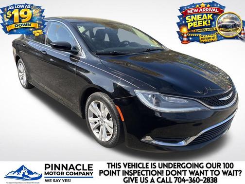 Black Clearcoat 2016 Chrysler 200 Limited