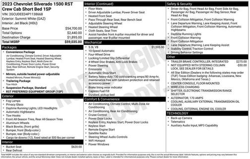 2023 Chevrolet Silverado 1500 RST