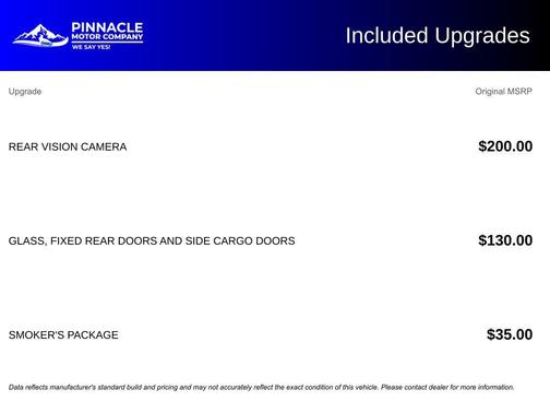 2016 GMC Savana 2500 Work Van