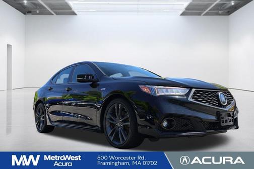 Crystal Black Pearl 2019 Acura TLX Technology