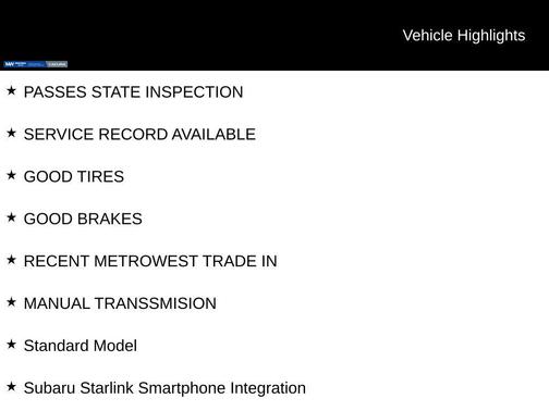 2016 Subaru Crosstrek 2.0i Premium