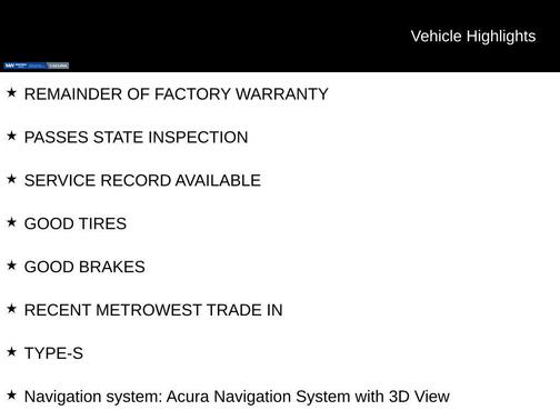 Black Pearl 2023 Acura MDX Type S