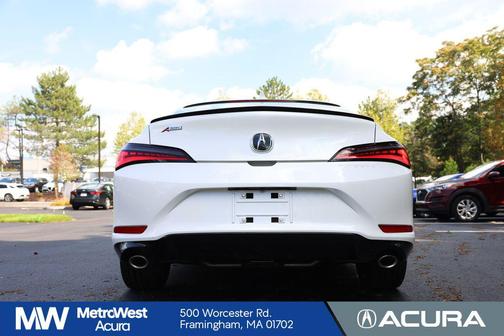 Platinum White Pearl 2026 Acura Integra FWD A-Spec with Technology