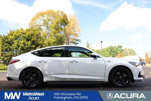 Platinum White Pearl 2026 Acura Integra FWD A-Spec with Technology