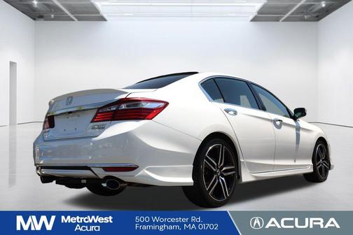 White Orchid Pearl 2017 Honda Accord Sport SE