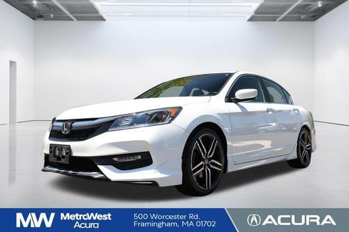 White Orchid Pearl 2017 Honda Accord Sport SE