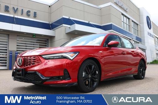 Performance Red Pearl 2026 Acura Integra FWD A-Spec with Technology
