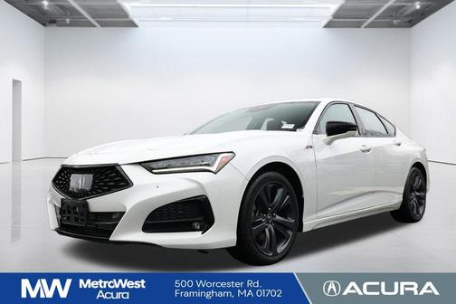 Platinum White Pearl 2023 Acura TLX A-Spec