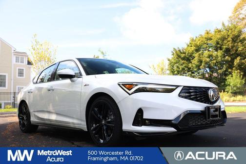 Platinum White Pearl 2026 Acura Integra FWD A-Spec with Technology