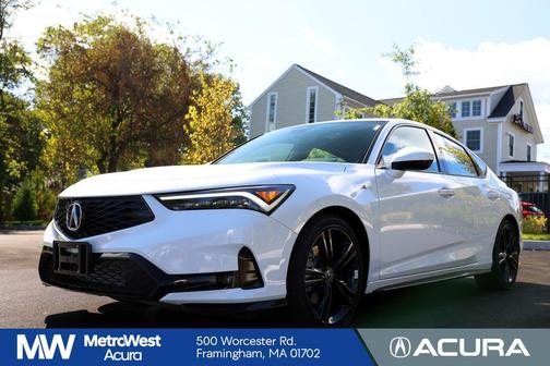 Platinum White Pearl 2026 Acura Integra FWD A-Spec