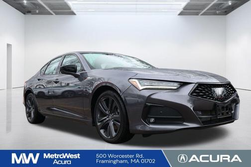 Modern Steel Metallic 2023 Acura TLX A-Spec