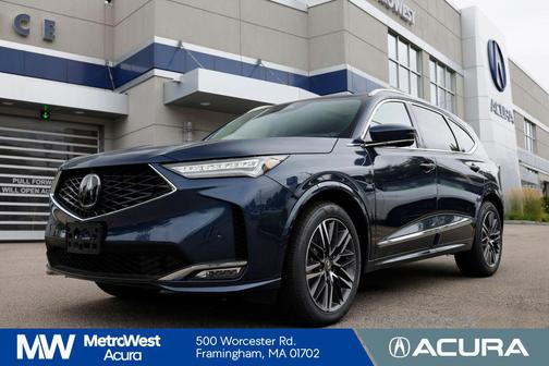Canyon River Blue Metallic 2026 Acura MDX Advance Package
