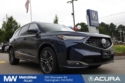 Canyon River Blue Metallic 2026 Acura MDX Advance Package