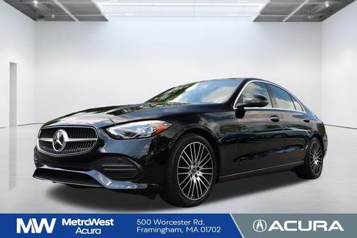 Black 2025 Mercedes-Benz C-Class C 300 4MATIC