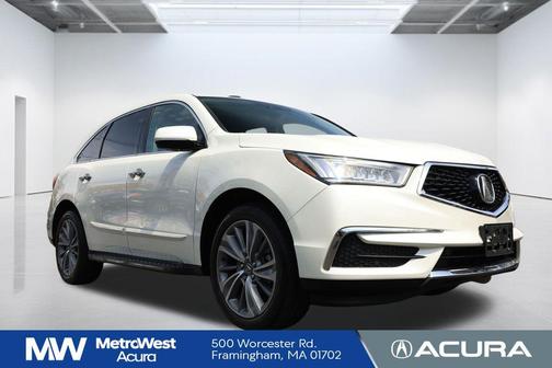 White Diamond Pearl 2017 Acura MDX 3.5L w/Technology Package