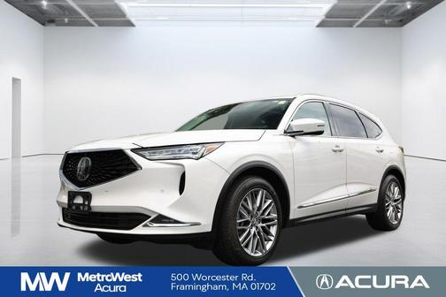 Platinum White Pearl 2023 Acura MDX Advance Package