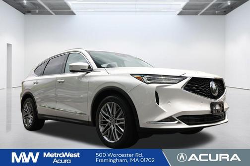Platinum White Pearl 2023 Acura MDX Advance Package