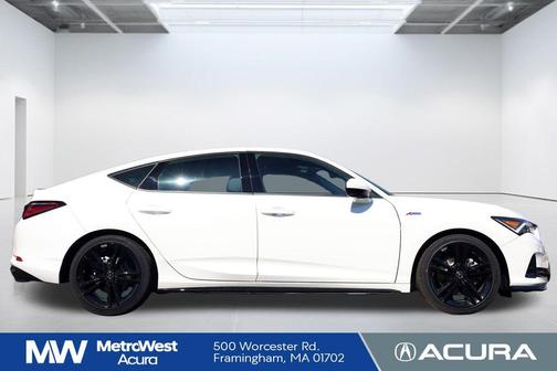 Platinum White Pearl 2026 Acura Integra FWD A-Spec