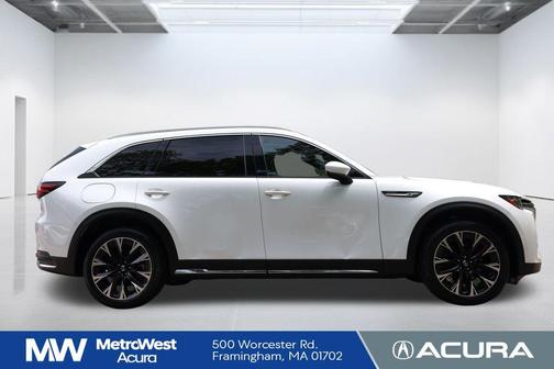 Rhodium White Premium 2024 Mazda CX-90 PHEV Premium Plus