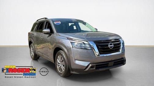 Gun Metallic 2025 Nissan Pathfinder SV 4WD