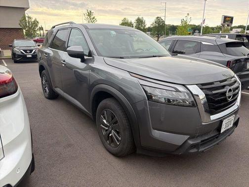 Gun Metallic 2025 Nissan Pathfinder SV 4WD
