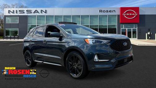 Stone Blue Metallic 2024 Ford Edge ST Line