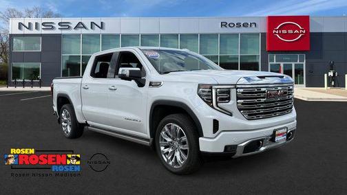 White Frost Tricoat 2025 GMC Sierra 1500 Denali