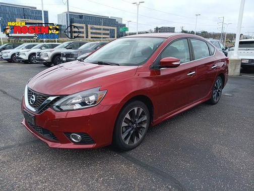 Scarlet Ember 2018 Nissan Sentra SR