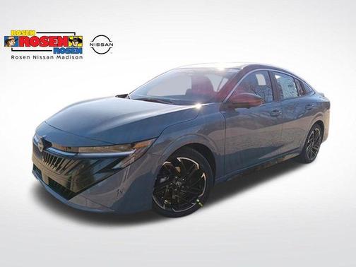 Atlantic Gray Metallic/Super Black 2026 Nissan Sentra SR