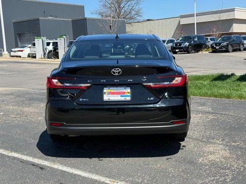 Midnight Black Metallic 2025 Toyota Camry LE