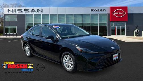 Midnight Black Metallic 2025 Toyota Camry LE