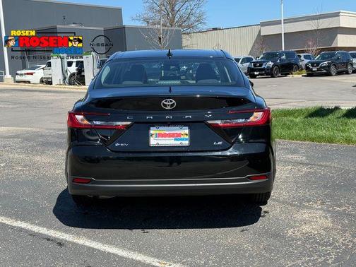 Midnight Black Metallic 2025 Toyota Camry LE