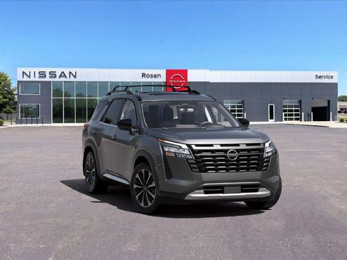 Gun Metallic 2026 Nissan Pathfinder Platinum