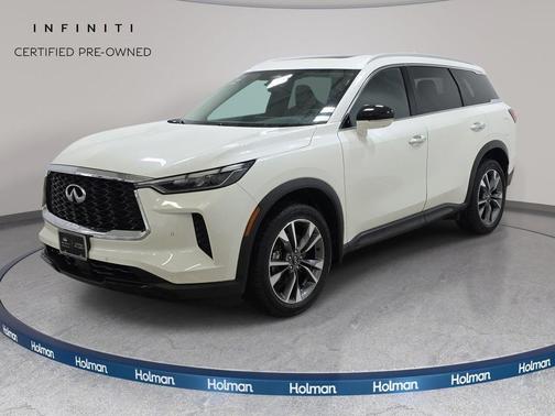 Majestic White 2023 INFINITI QX60 Luxe