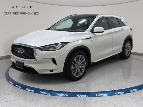 Radiant White 2023 INFINITI QX50 Luxe