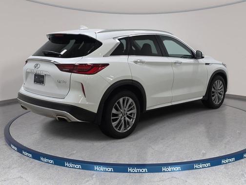 Radiant White 2023 INFINITI QX50 Luxe